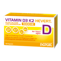 VITAMIN D3 K2 Hevert+Calcium u.Magnes.1000 IE Kps.