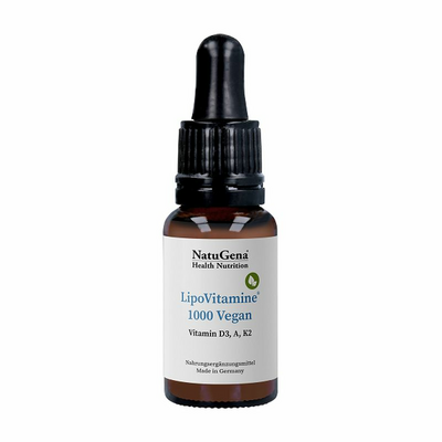 LIPOVITAMINE 1000 vegan Vitamin D3+A+K2 Tropfen