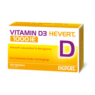 VITAMIN D3 HEVERT 1000 I.E. Tabletten