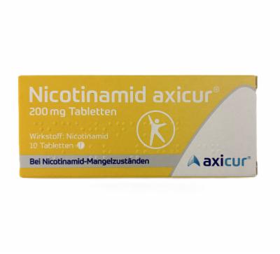 NICOTINAMID axicur 200 mg Tabletten