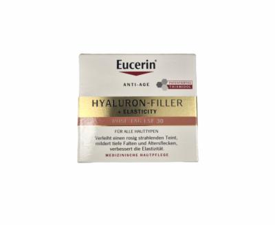 EUCERIN Anti-Age Hyaluron-Filler+Elast.Rose LSF 30 AKTUELL ALS WEIHNACHTSSET NUR SOLANGE DER VORRAT REICHT + 20ml Hyaluron-Filler + Elasticity Nachtpflege GRATIS
