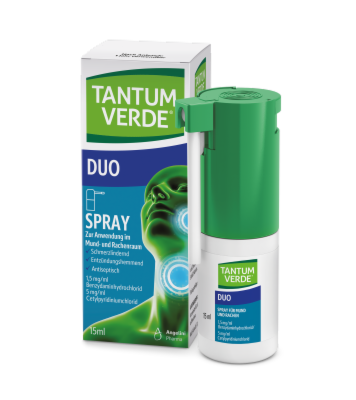 TANTUM VERDE duo 1,5mg/ml+5mg/ml Spray Anw.Mundhö.