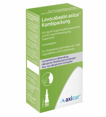 LEVOCABASTIN axicur Kombi.0,5 mg/ml 4ml AT+5ml NAS